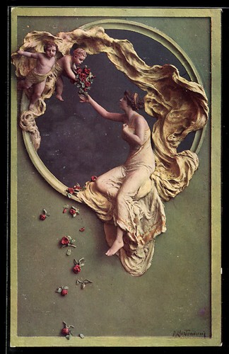 Cartolina artistica domenico - cartolina,