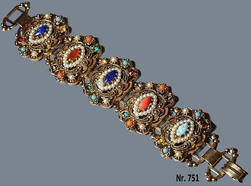 Bracciale revival vittoriano - bracciale,