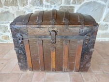 Antico forziere italiano - baule  dell'800