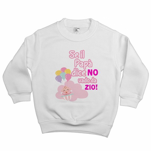 Felpa bambina personalizzabile