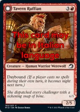 MTG 4x TAVERN RUFFIAN EXC - CANAGLIA DELLA TAVERNA - MID - MAGIC