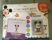 LIBRO + STATUA TOPOLINO I MIEI PICCOLI AMICI STATUA MICKEY MOUSE DISNEY PIXAR