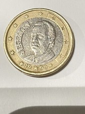 Moneta 1 Euro Della Spagna, coniata nel 1999
