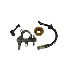 POMPA OLIO completa PER MOTOSEGA JET SKY KT2500 O CINESE 25 cc ricambi usati