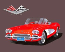 Quadro Chevrolet Corvette 1961