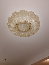 Plafoniera in vetro di Murano