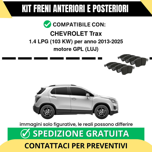 Pastiglie freno ant post - pastiglie,