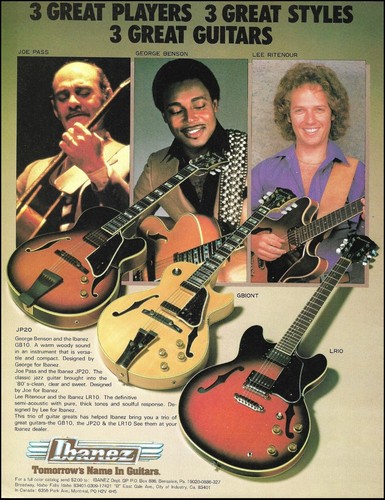 Pubblicità chitarra 1982