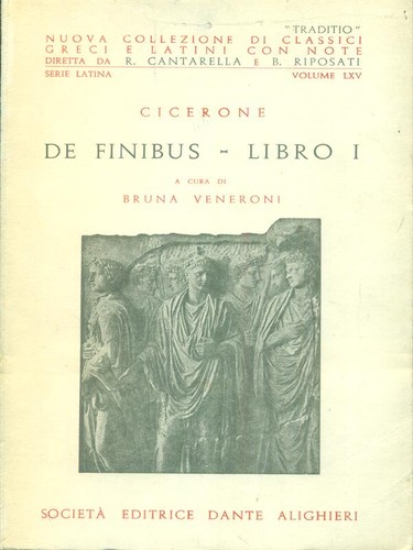 Finibus libro cicerone - de,
