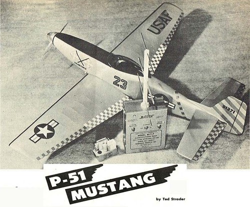 Model airplane plans - airplane, (rc)