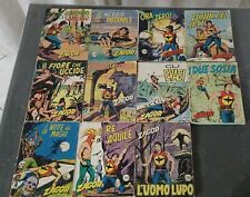 ZAGOR ZENITH SCRITTA ROSSA LOTTO 11 FUMETTI ORIGINALI 1950-1976