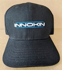 Cappello Baseball INNOKIN Technology Vaping Nero Berretto Regolabile Snapback Bianco Logo