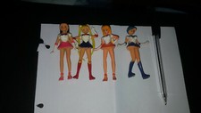 SAILOR MOON 4 PICCOLE ACTION FIGURES VINTAGE