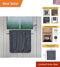 Cattura Posta Slimline con Grande Capacità - Ideale per Porte in Legno, Vetro, Metallo