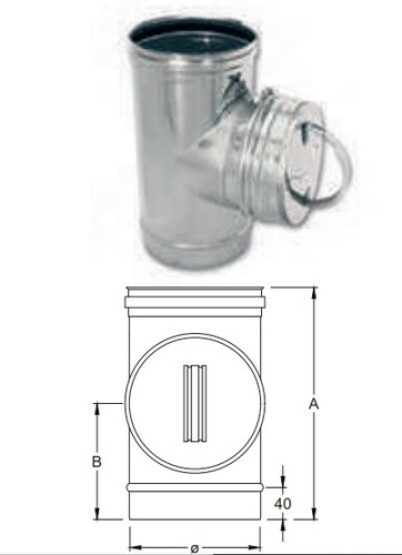 Modulo ispezione con tappo - modulo,