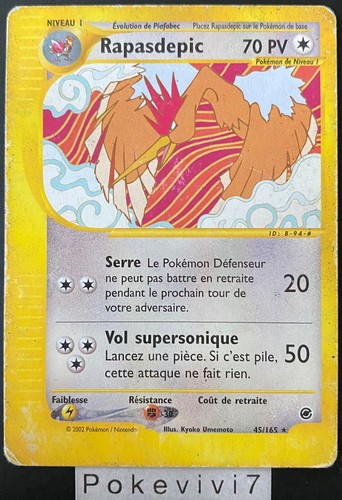 Carte pokémon rapasdepic - carte,