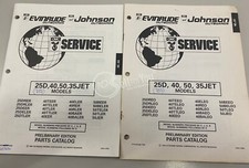 Esploso parti ricambi cod 437436 motori Evinrude/Johnson 25(737)/40/50/35 Jet 2T