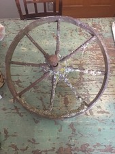 Antica ruota per carriola 16