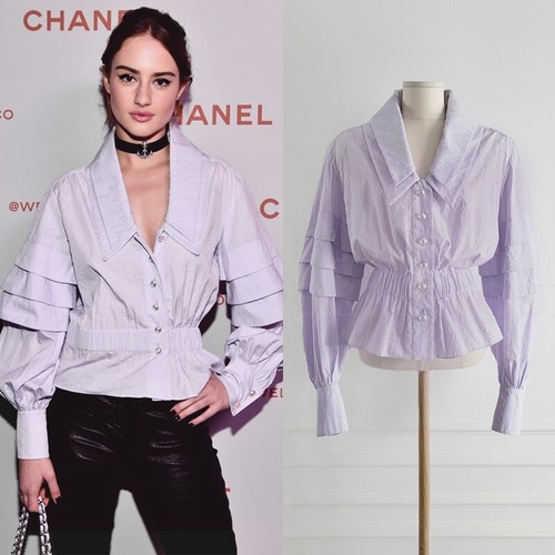 Camicia chanel 18p lavanda - 18p, cc