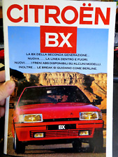 DEPLIANT AUTOMOBILE VINTAGE -  CITROEN BX - 1986