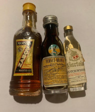 MIGNON LIQUORI 3 BOTTIGLINE DA APRIRE ANNI 70/80 Zabov-FernetBranca-Scotch Whisk