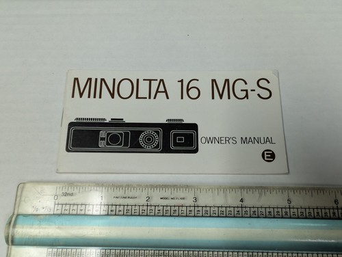 Minolta s manuale - minolta, 16