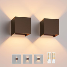 2 Pezzi LED Lampada Da Parete