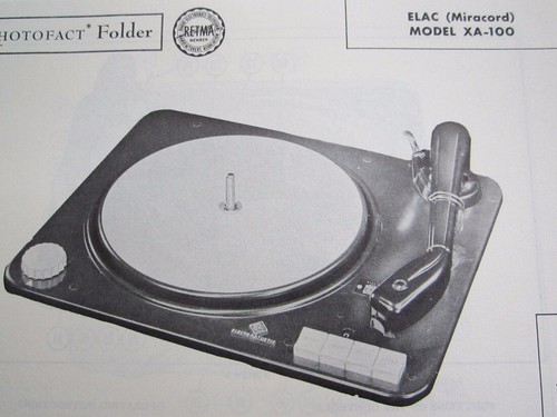 Elac miracord 100 - elac,