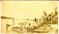 1920 ca VENEZIA GIULIA CANOTTAGGIO Barche alla partenza *Foto VINTAGE 10x6