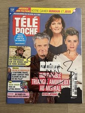 Magazine Tv Tele Poche David Brecourt Rare Dedicace Autograph