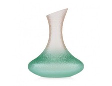 Decanter in vetro verde e