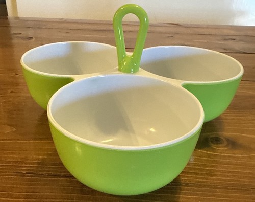 Piatto condimenti triplo verde
