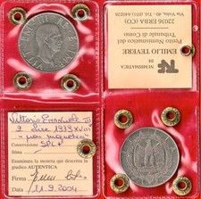 2 Lire 1939 XVIII antimagnetico IMPERO Regno Vittorio Emanuele III 1901 - 1943