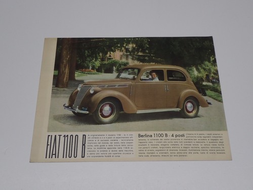 Fiat 1100 6 posti tassi - fiat, b