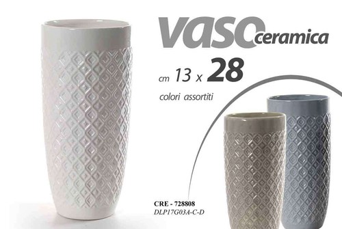Vaso ceramica fiori - ceramica,
