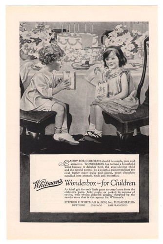 1925 whitman wonderbox - 1925, whitman's