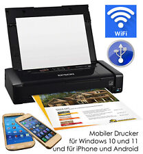 Epson WF-100W Wifi USB WLAN Cellulare Stampante Per Windows 10 11 Android + Ios