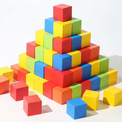 100 cubi colorati - 50/100,
