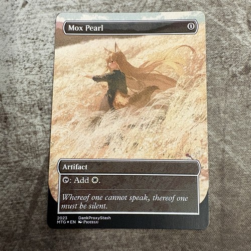 Mox pearl custom art - pearl, mtg