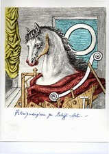 GlORGIO DE CHIRICO lettera "O" litografia firmata numerata timbrata BolaffiArte
