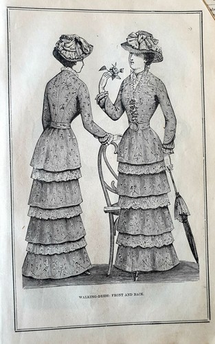 Stampa antica 1882 moda - antica,