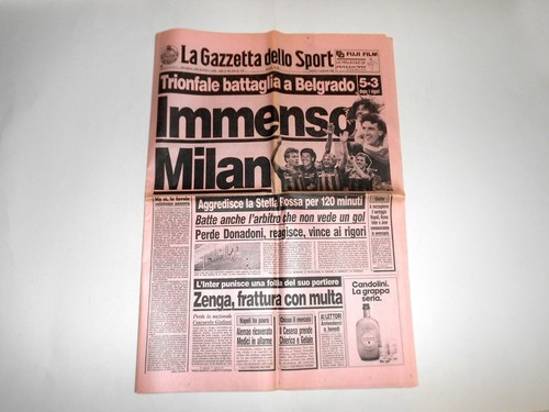 Milan trionfale belgrado - milan,