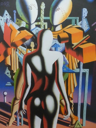 Litografia kostabi 35x50cm - litografia,