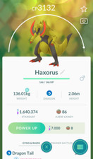 Pokémon haxorus trade - pokémon, go