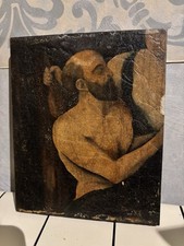 Dipinto Olio Su Tavola