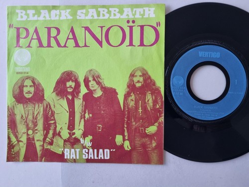 Black sabbath paranoid - -, 7''