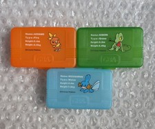 GBA Pokemon Custodia Cartuccia Set di 3 Torchic Mudkip Treecko Gameboy Advance Giappone