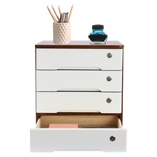 Armadio da scrivania in legno