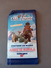 BUSTINA CARD VINTAGE ESSELUNGA L' ERA GLACIALE 