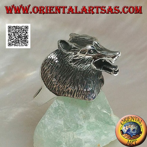 Anello argento 925 testa - argento,